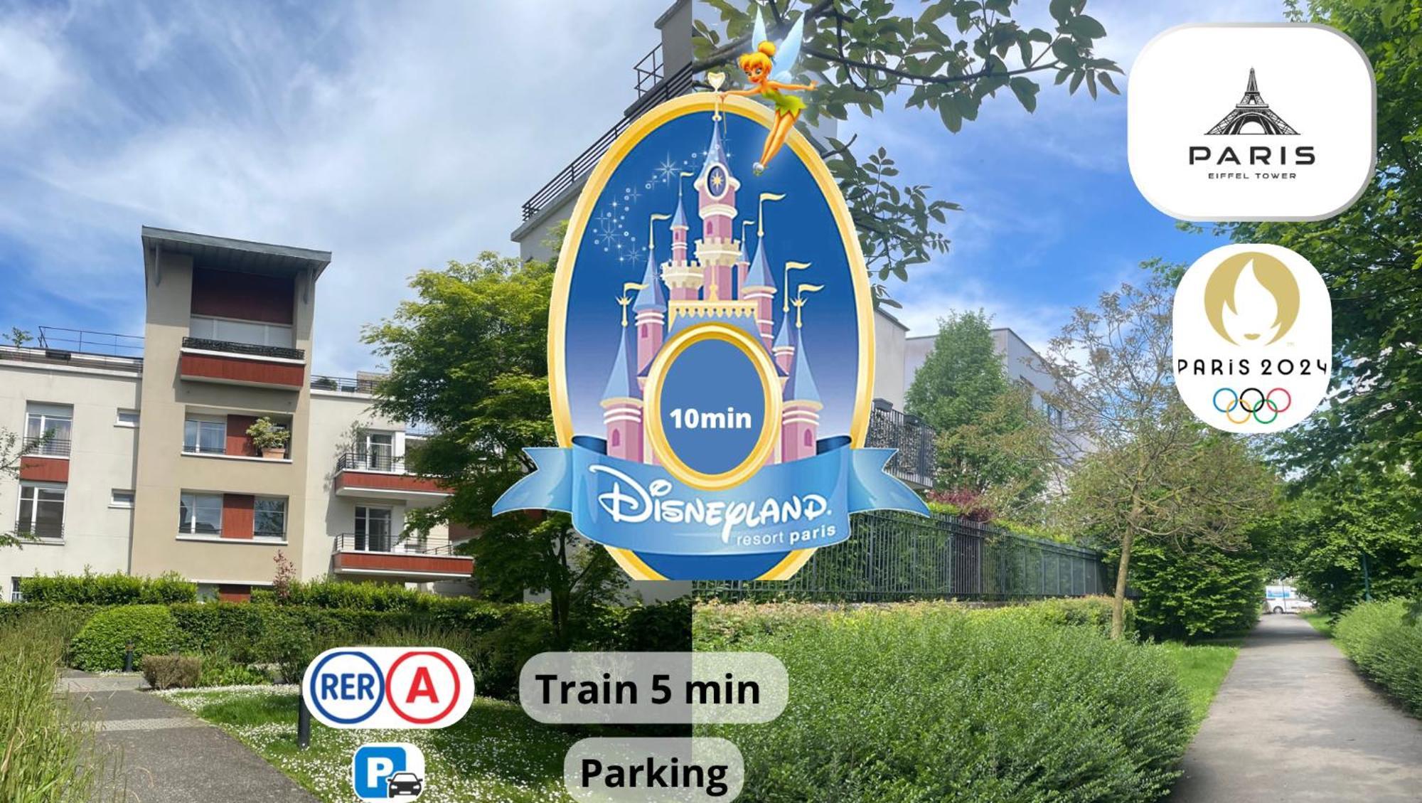 Appartement Family Terrasse 6-7Pers Proche Disney Et Gare Montévrain Esterno foto