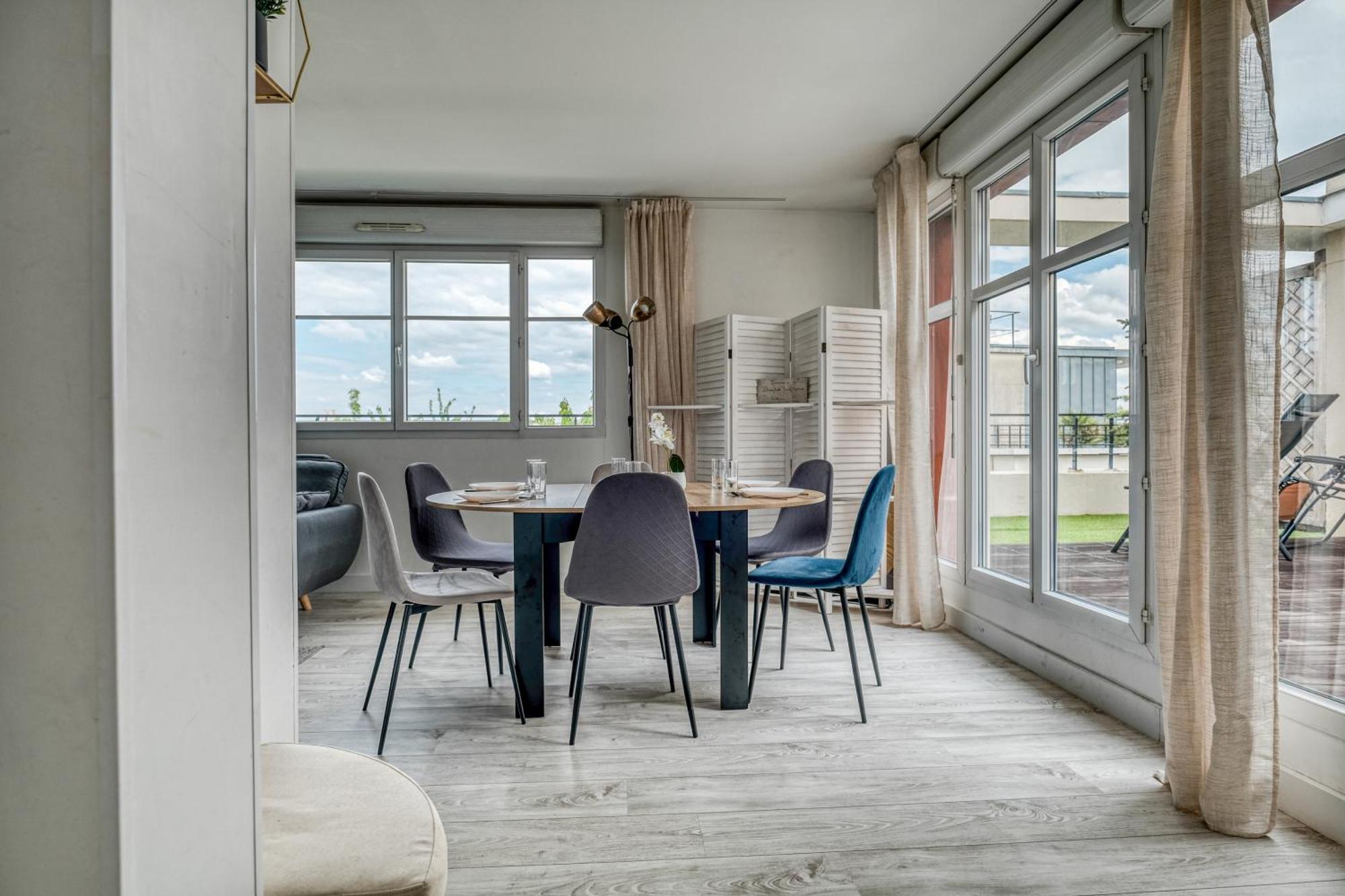 Appartement Family Terrasse 6-7Pers Proche Disney Et Gare Montévrain Esterno foto